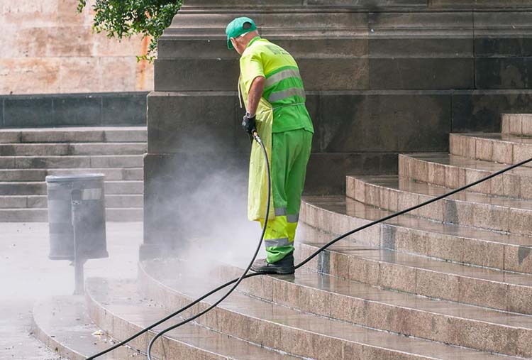 pressure washing